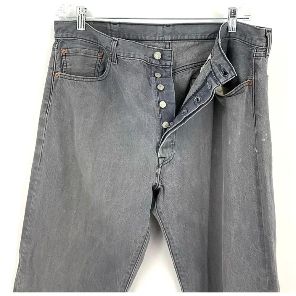 Levi’s‎ 501's Jeans Gray Men’s Size 40x32 Button Fly